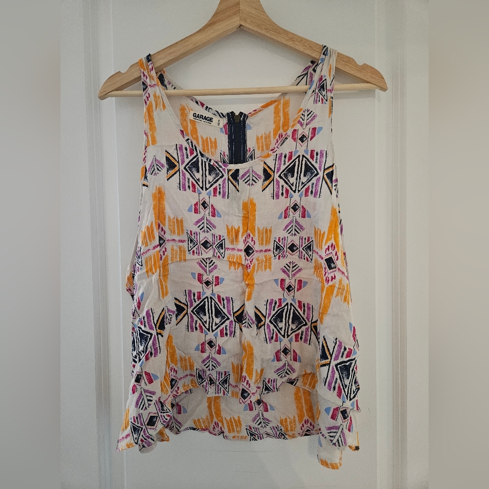 Garage | Geometric Tank Top - XS